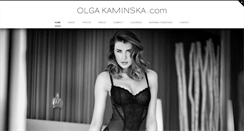 Desktop Screenshot of olgakaminska.com